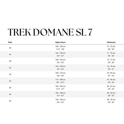 Trek Domane SL 7 Gen 4