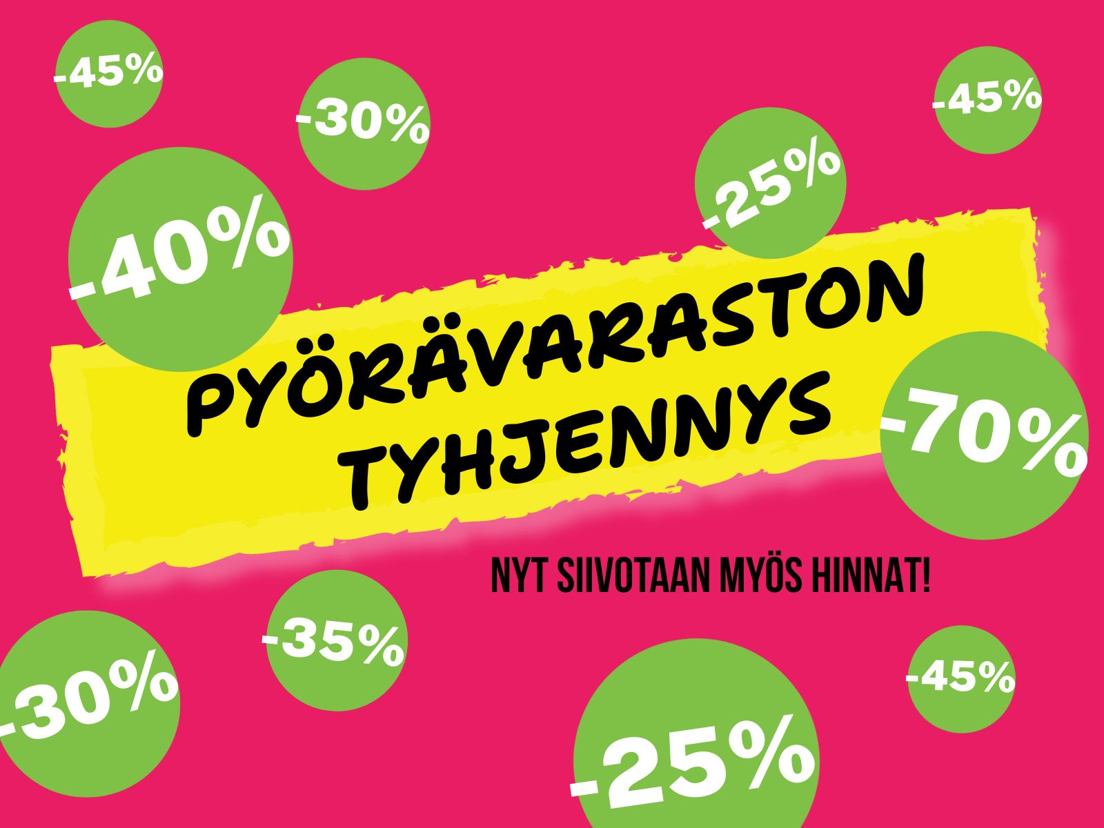 Varaston tyhjennys
